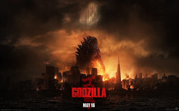 Godzilla 2014, สัตว์ประหลาด, ภาพยนตร์, วอลล์เปเปอร์ HD