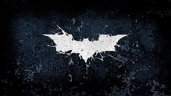 Batman logo, The Dark Knight Rises, movies, artwork, Batman logo, Batman, grunge, HD wallpaper HD wallpaper