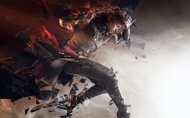 กางเกงขายาวสีดำของผู้หญิง, Elise (Assassin's Creed: Unity), Assassin's Creed: Unity, วิดีโอเกม, วอลล์เปเปอร์ HD
