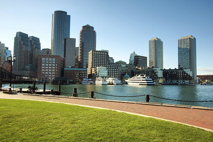 USA, Massachusetts, Boston, USA, Stadt, Stadt, Boston, Massachusetts, HD-Hintergrundbild