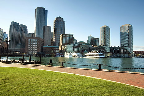 USA, Massachusetts, Boston, USA, city, town, Boston, Massachusetts, HD wallpaper HD wallpaper