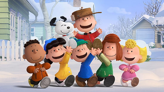 Peanuts 2015 Movie HD Desktop Wallpaper 05, Snoopy illustration, HD tapet HD wallpaper
