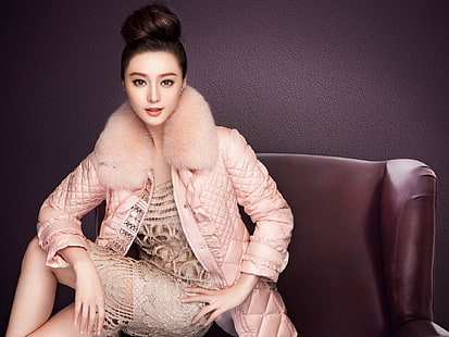 Actresses, Fan Bingbing, Actress, Chinese, Coat, Dress, HD wallpaper HD wallpaper