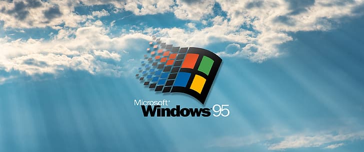 نظام التشغيل Windows 95 و Microsoft، خلفية HD