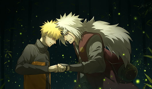 Anime, Naruto, Jiraiya (Naruto), Naruto Uzumaki, HD-Hintergrundbild HD wallpaper