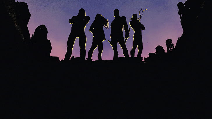 Defenders Daredevil、Jessica Jones、Luke Cage And Iron Fist Poster Art、 HDデスクトップの壁紙