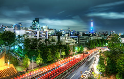 夜、日本、アスファルトで舗装された道路を表示する高層ビルと都市の空撮、日本、ライト、日本、空撮、都市、高層ビル、道路、夜、HDR、高ダイナミックレンジ、写真、写真、立ち往生、税関、com、ブログ、旅行、世界、東京、ダウンタウン、首都圏、大都市、都市、アジアの建物、超高層ビル、都市の景観、東京、東京都、県、港区、特別区、六本木、地区、ナイトライフ、ナイトクラブ、木、ケヤキ、大名、サイバーパンク、夜、近代建築、スプロール、トラフィック、ぼかし、速度、ニコンd3x、夜、通り、都市のシーン、建築、都市のスカイライン、塔、夕暮れ、ダウンタウン地区、有名な場所、アジア、構築された構造、照らされた、ビジネス、交通、高速道路、建物外観、車、 HDデスクトップの壁紙 HD wallpaper