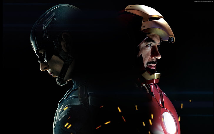 Iron Man-Captain America 3 Civil War Wallpaper, Iron-Man and Captain America, HD wallpaper