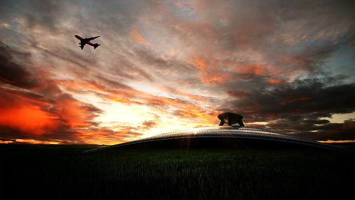 Neuseeland Flug, Neuseeland, Flug, Reise und Welt, HD-Hintergrundbild