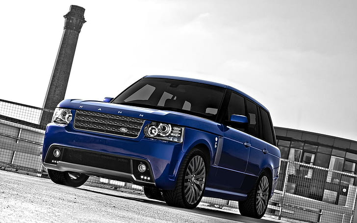Desain Kahn Land Rover Range Rover, biru hatchback 5 pintu, mobil, 1920x1200, land rover, land rover range, desain kahn, Wallpaper HD