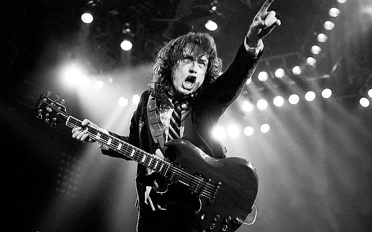 AC DC, Angus Young, HD tapet