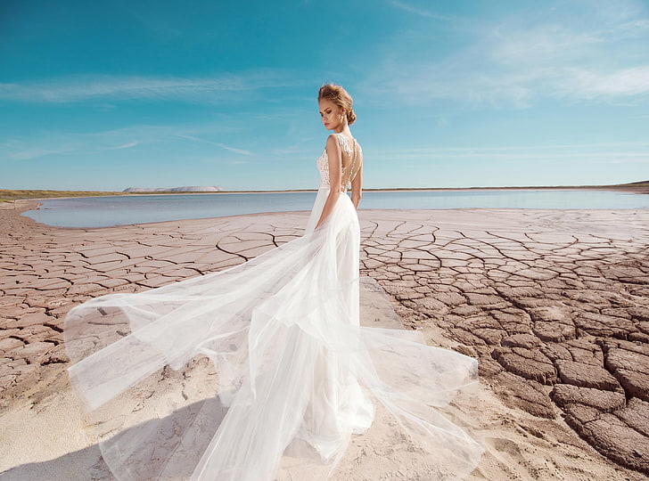 Bride Photoshoot, Girls, Earth, Girl, Style, Beautiful, Woman, Amazing, Outdoors, Beauty, Model, Gorgeous, Wedding, Fashion, bride, Ground, Dress, Clothing, clothes, Versal, HD wallpaper