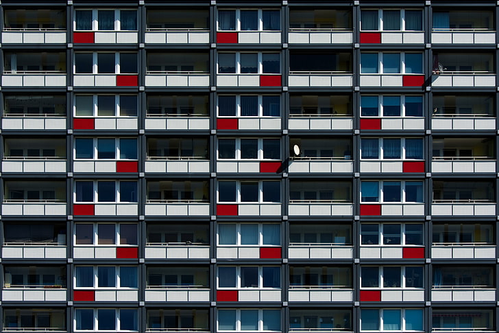 bangunan, balkon, Wallpaper HD