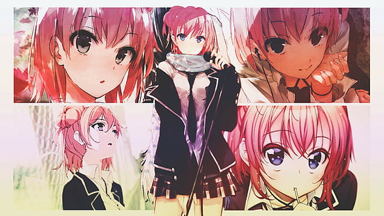 anime girls, Yahari Ore no Seishun Love Comedy wa Machigatteiru, Yuigahama Yui, HD wallpaper HD wallpaper