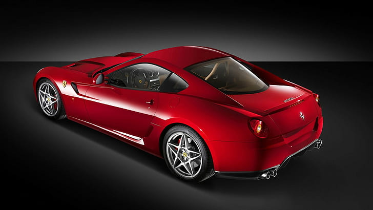 красные машины, Ferrari, Ferrari 599, суперкар, автомобиль, HD обои