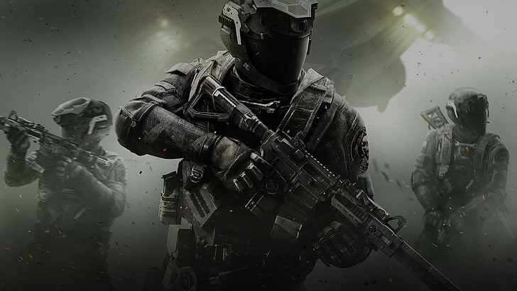helm hitam pria, video game, Call of Duty, Call of Duty: Infinite Warfare, Wallpaper HD