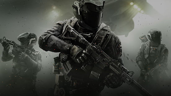 หมวกกันน็อคผู้ชายสีดำวิดีโอเกม Call of Duty Call of Duty: Infinite Warfare, วอลล์เปเปอร์ HD HD wallpaper