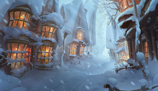Fantasie, Winter, HD-Hintergrundbild HD wallpaper