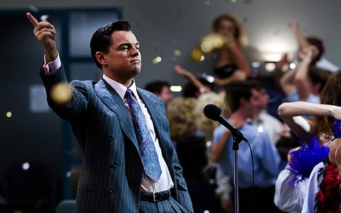 Leonardo Dicaprio, der Wolf der Wall Street, Leonardo Dicaprio, Jordan Belfort, HD-Hintergrundbild HD wallpaper