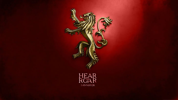 Game Of Thrones, House Lannister, Sigils, HD wallpaper