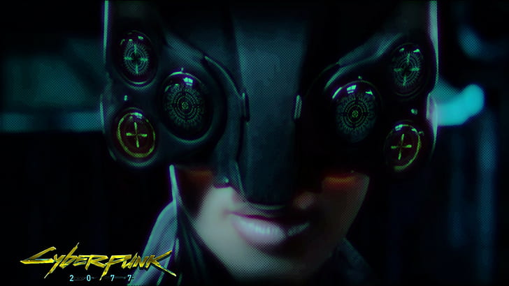Cyberpunk 2077 Cyberpunk Mask HD, видео игри, маска, cyberpunk, 2077, HD тапет