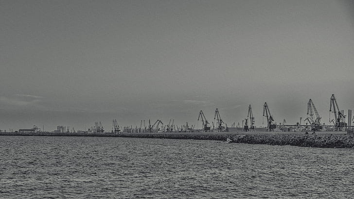 hamnar, fartyg, Rumänien, HD tapet