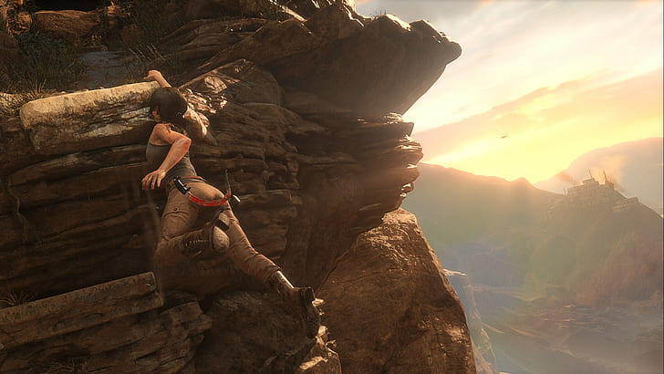 Лара Крофт, Rise of Tomb Raider, компютърни игри, HD тапет