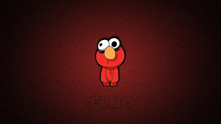 lalka, czerwony potwór, Elmo, ulica sezamkowa, Tapety HD