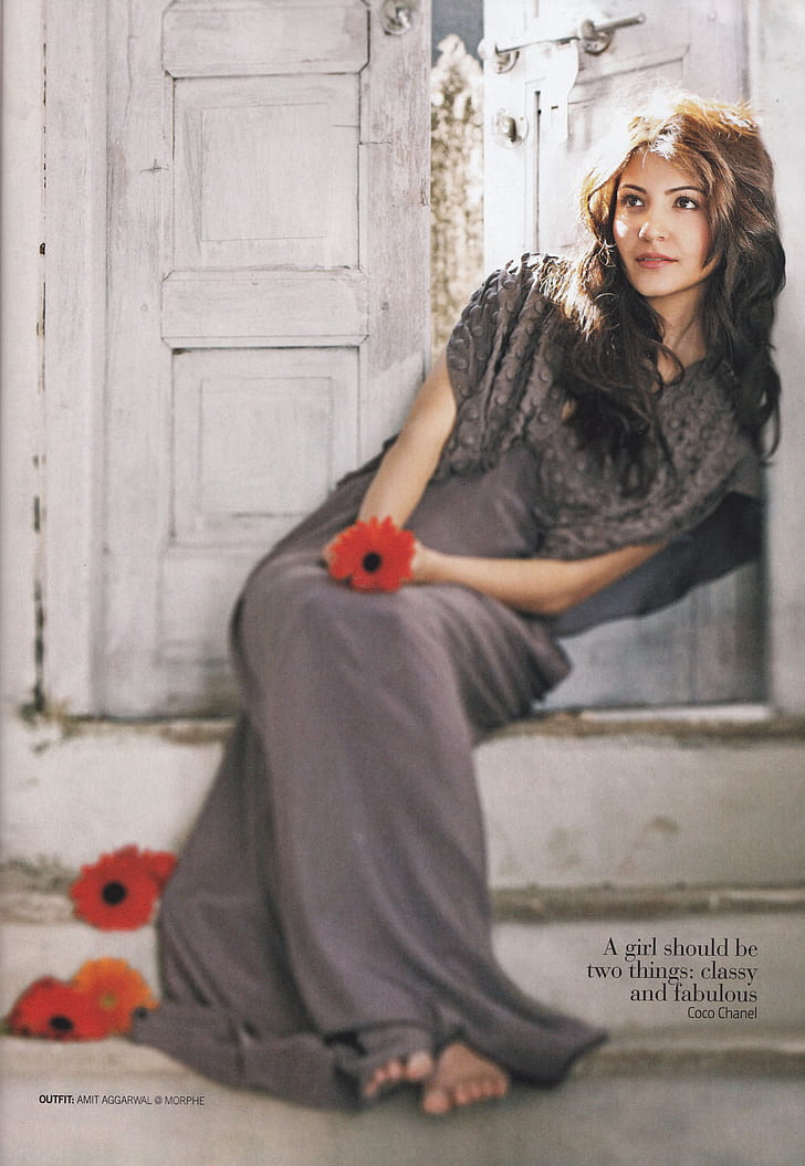 Pemotretan Majalah Anushka Sharma, Wallpaper HD, wallpaper seluler