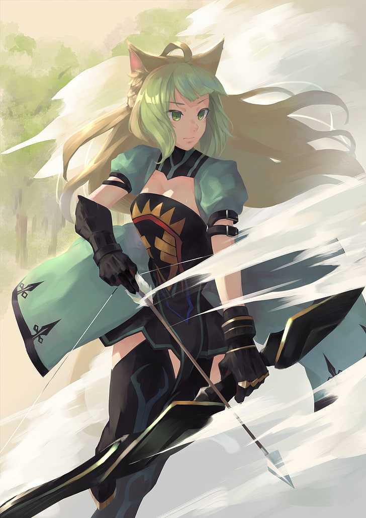 Fate Series、Fate / Apocrypha、アニメの女の子、Archer of Red、Atalanta（Fate / Grand Order）、 HDデスクトップの壁紙、 スマホの壁紙