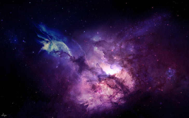 Milky Way wallpaper, space, stars, HD wallpaper