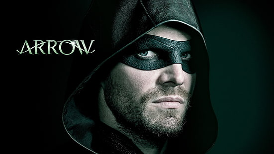 Arrow (TV Series 2012– ), green, tv series, face, man, Stephen Amell, mask, actor, arrow, HD wallpaper HD wallpaper