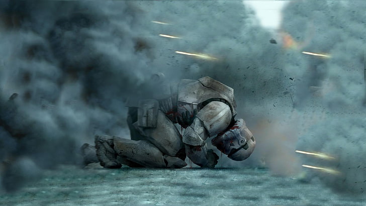 Star Wars Stormtrooper, Star Wars, Stormtrooper, Krieg, Schlacht, Blut, HD-Hintergrundbild