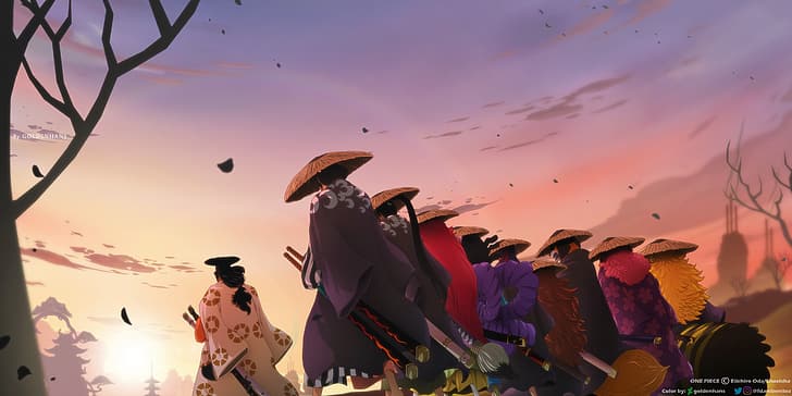 free download | One Piece, anime, samurai, HD wallpaper | Wallpaperbetter