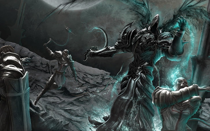Monster digitale Kunst, Diablo, Diablo III, Videospiele, Fantasiekunst, digitale Kunst, HD-Hintergrundbild