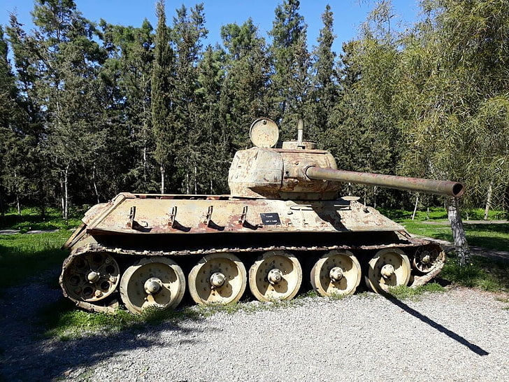 T-34-85, tank, T-34, Tentara Rusia, Wallpaper HD