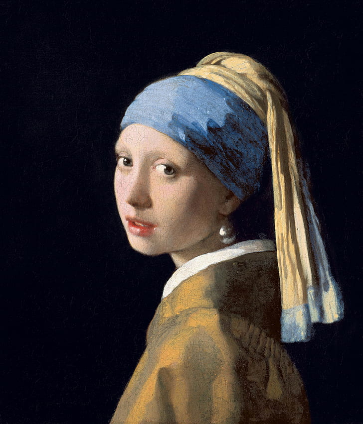 Girl with pearl earrings painting, johannes vermeer, girl with a pearl  earring, HD wallpaper | Wallpaperbetter