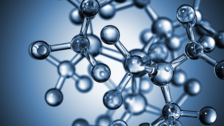 biology, molecule, close-up, Abstract, HD wallpaper