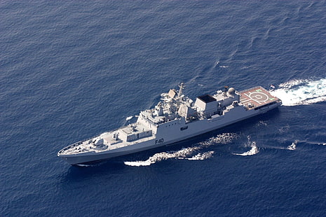 navio de guerra, fragata da classe Talwar, marinha da Índia, HD papel de parede HD wallpaper