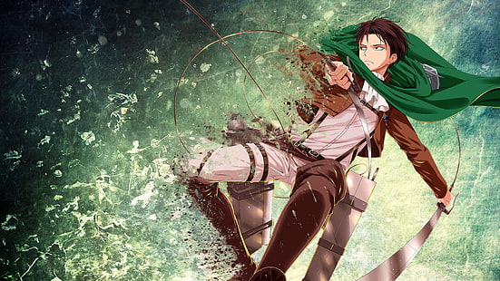 Anime, attaque sur Titan, Levi Ackerman, Fond d'écran HD HD wallpaper