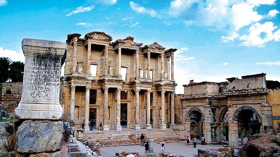 Римски форум, Италия, Турция, сграда, руини, HD тапет HD wallpaper