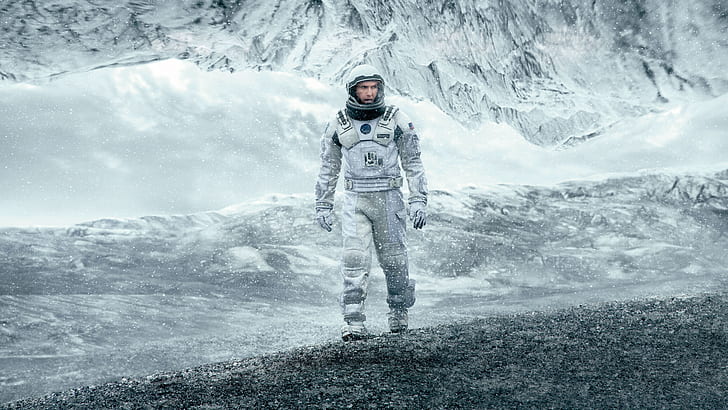4K, międzygwiezdny, Matthew McConaughey, astronauta, Tapety HD