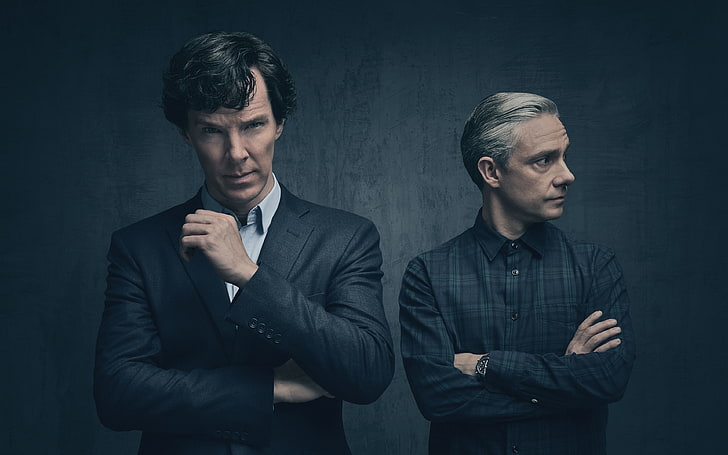 Dr John Watson, Sherlock Holmes, Martin man, Sherlock, säsong 4, Benedict Cumberbatch, HD tapet