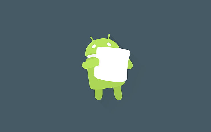 Android-Logo, Android Marshmallow, Android (Betriebssystem), Androiden, HD-Hintergrundbild