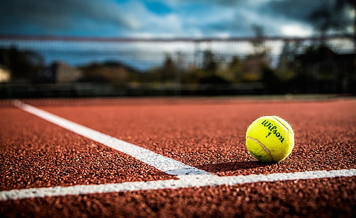 tennis ball, blurred, Sports, HD wallpaper HD wallpaper