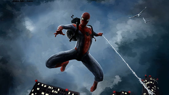 Spiderman HD, fond d'écran Spider-Man, bandes dessinées, Spiderman, Fond d'écran HD HD wallpaper