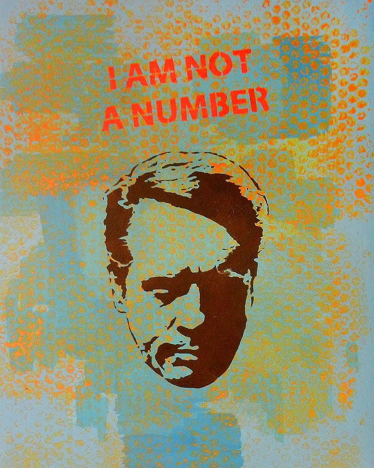 Non sono un testo numerico, The Prisoner (serie originale del Regno Unito), TV, Patrick McGoohan, Numero 6, Sfondo HD, sfondo telefono