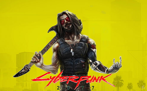 Video Game, Cyberpunk 2077, Johnny Silverhand, Wallpaper HD HD wallpaper