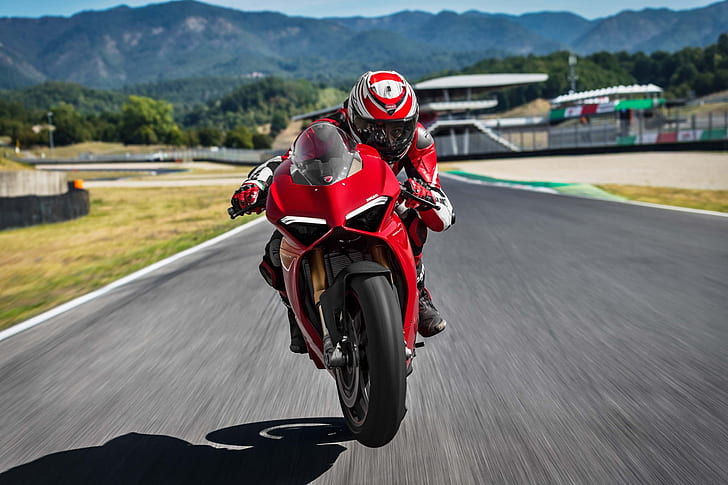 2018, Ducati Panigale V4 S, 4K, Fondo de pantalla HD