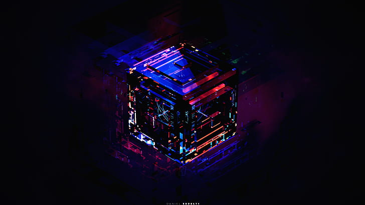 куб, HD тапет